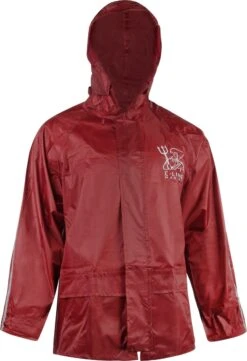 C-Line Regenpak Met Capuchon - Rood - Reflecterend - Nieuw Model - Volwassen Maat L -Regenjassenwinkel 821x1200 4