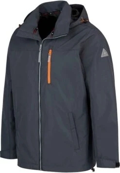 BJØRNSON Remco Regenjas / Zomerjas Zomer Heren - Waterdicht - Maat 3XL - Antra -Regenjassenwinkel 835x1200