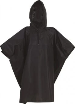 YOKO Lichtgewicht Regen Poncho | Maat REGULAR| Kleur Zwart