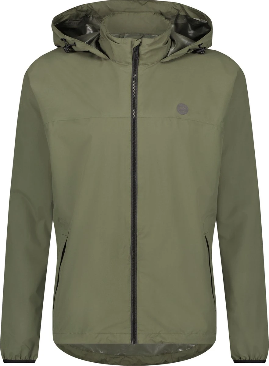 AGU GO Regenpak Essential Dames & Heren - Groen - M - Waterdicht & Ademend 4 AGU GO Regenpak Essential Dames & Heren - Groen - M - Waterdicht & Ademend - Afbeelding 2