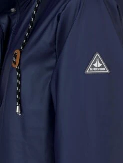 BJØRNSON Släppa PU Parka Jas / Regenjas Dames - Waterdicht - Maat 50 - Blauw -Regenjassenwinkel 900x1200 81