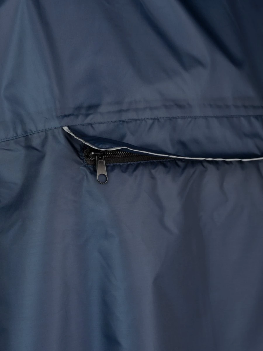 BJØRNSON Haps Regenponcho Fiets Dames & Heren - Fietsponcho - Donkerblauw 8 BJØRNSON Haps Regenponcho Fiets Dames & Heren - Fietsponcho - Donkerblauw - Afbeelding 7