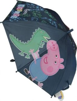 Peppa Pig George Paraplu - Marineblauw - Kinder Paraplu - Automatisch - ø79