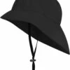 Happy Rainy Days Fisherman's Hat Bowie Black Regenhoed Dames -Regenjassenwinkel 933x1200