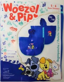 Woezel & Pip Regenponcho Maat 110/116