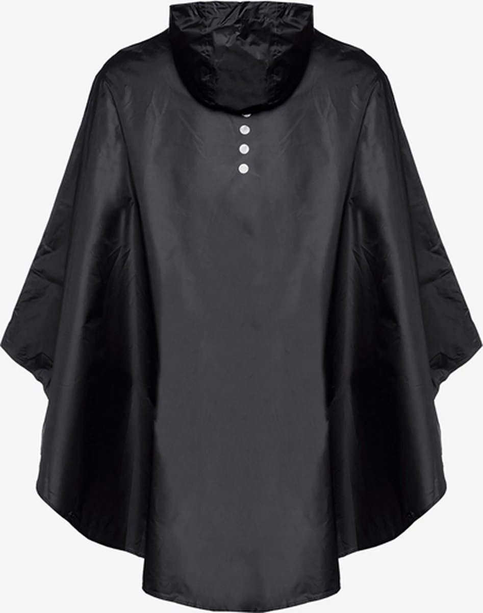 Mountain Peak Dames/heren Regenponcho - Zwart 4 Mountain Peak Dames/heren Regenponcho - Zwart - Afbeelding 2