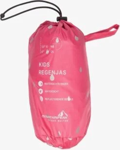 Mountain Peak Kinder Regenjas - Roze - Maat 122/128 -Regenjassenwinkel 959x1200