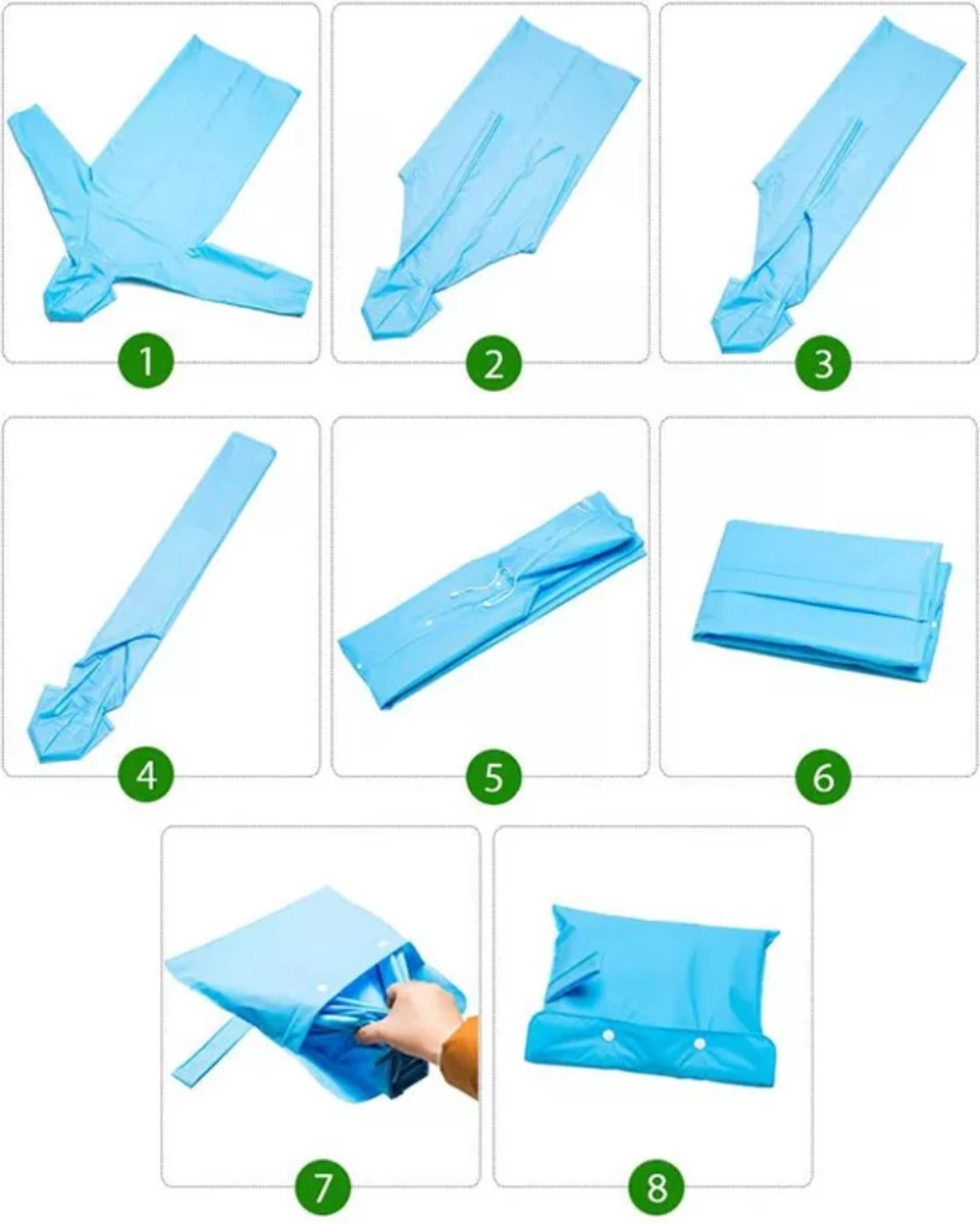 Merkloos Regenjas - Regenjas Dames - Regenjas Unisex - Regenjas Zwart - Regenjas Plastic - Met Capuchon - Regenjas Maat L 4 Merkloos Regenjas - Regenjas Dames - Regenjas Unisex - Regenjas Zwart - Regenjas Plastic - Met Capuchon - Regenjas Maat L - Afbeelding 2